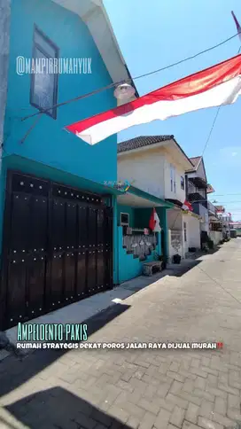 Rumah 2 lantai dekat poros jalan raya Ampeldento Pakis Malang