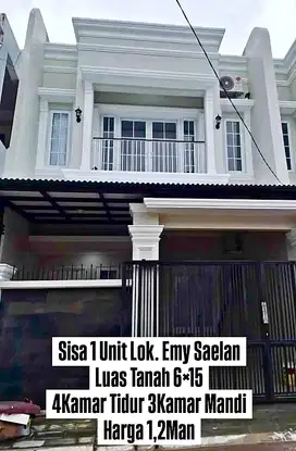 RUMAH JLN EMMY SAELAN, DKT KAMPUS UNISMUH ALAUDDIN