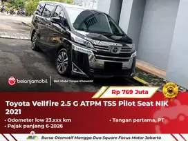 [ LOW KM ] Toyota Vellfire 2.5 G ATPM TSS Pilot Seat 2021 2022