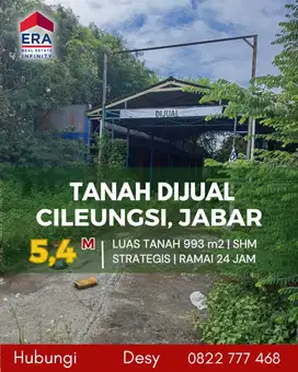 Dijual Murah Tanah KOMERSIL Cileungsi
