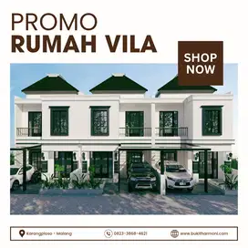 Rumah Malang Batu 2 Lantai View 3 Gunung Promo 395