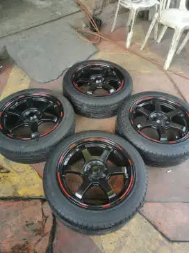 Ring 16 TE37 ultra, baut 4,100/114 mulus ori