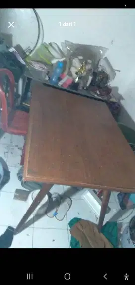 Meja bahan jati lawas