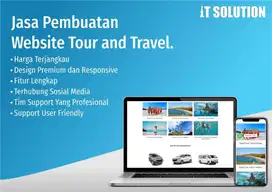 Pembuatan Website Tour Travel Profesional dan Elegan Tampilan Modern