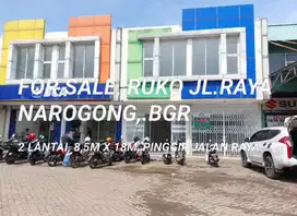 Dijual 2 Ruko gandeng di Jalan Narogong Bekasi