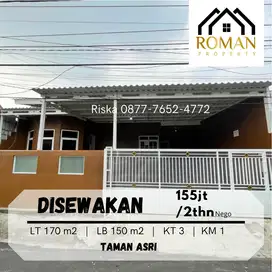 DISEWAKAN RUMAH BESAR DI TAMAN ASRI