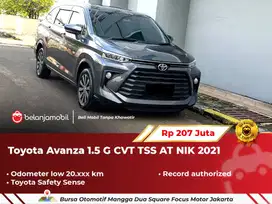 [ LOW KM ] Toyota Avanza 1.5 G CVT TSS AT Abu 2021/2022