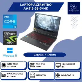 LAPTOP ACER NITRO AN515-58-544K INTEL i5-12450H 512GB NVIDIA RTX 3050