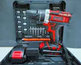 Baru Mesin bor cordless baterai 36vf 3Mode - Impact/Obeng/ Bor
