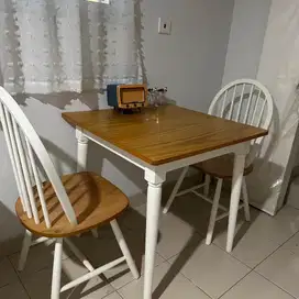Meja makan couple vintage