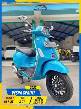 VESPA SPRINT 2022 LIKE NEW MASZEHH HIKMAH MOTOR KEPUH