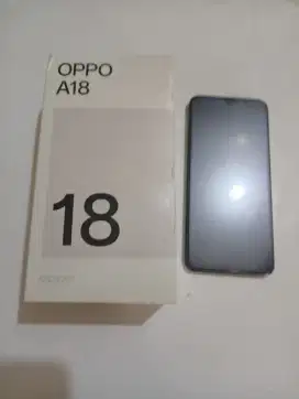 Jual cepat HP oppo A18 mulusss