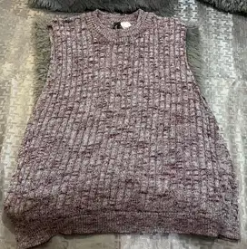 Crop top h&m purple