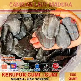 Kerupuk Cumi Mentah Asli Madura – Gurih Mantap, Siap Goreng