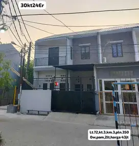 RUMAH 2 LANTAI BANGUNAN MULUS DI HARAPAN INDAH SIAP HUNI 13403 ER