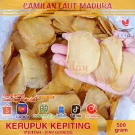 Kerupuk Kepiting Mentah Asli Madura – Gurih Mantap, Siap Goreng