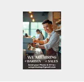 Lowongan Sales dan Barista Cafe di Bintaro