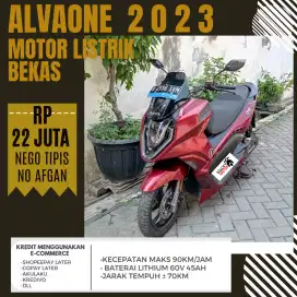 ALVA ONE 2023 MOTOR LISTRIK SECOND LIKE NEW