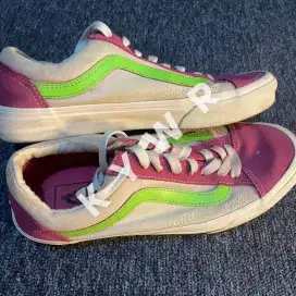 Vans Style 36 - Warna Pink Hijau - Size 39 - Insole 25 cm