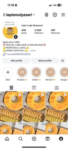 Marketing produk kue basah Laki-Laki (1 orang)