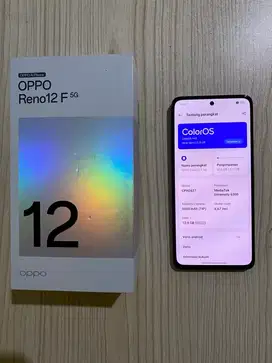 Oppo reno 12f fullset like new