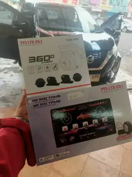 Headunit Android Mirai + kamera 360