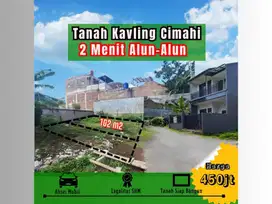 DIJUAL TANAH SIAP BANGUN 2 MENIT ALUN-ALUN CIMAHI