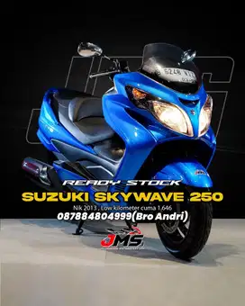 SUZUKI SKYWAVE 250 NIK 2013 BERGARANSI