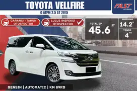 TOYOTA VELLFIRE G 2015 ATPM 2.5 SUNROOF SERVICE RECORD PILOT SEAT#F5ST