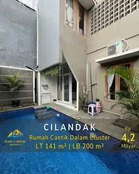 RUMAH CANTIK DI CLUSTER CILANDAK JAKARTA SELATAN