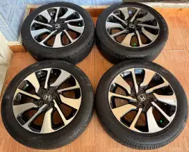 Velg Ori Brio RS R15 sepaket ban bridgestone potenza tebal-tebal