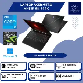 LAPTOP ACER NITRO ANV15-51-51KW INTEL I5-13420H 8GB 512GB SSD RTX 3050