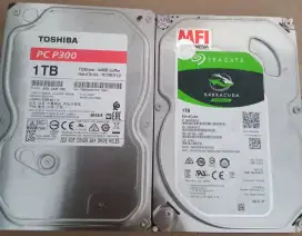 HARDISK / HDD PC 3.5 1TB SEAGATE MFI & TOSHIBA