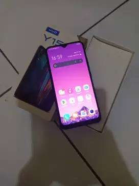 Vivo Y15 4/64gb batre 5000mah lengkap murah meriah JJS