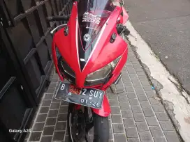 Cbr 150r merah plat DKI jakarta