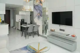 Jual apartemen 3 kamar semi furnish Sky House BSD City