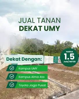 Tanah Dalam Perumahan Dekat Kampus UMY Ringroad Selatan