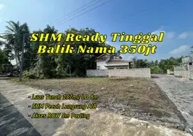SHM Ready Tidah Perlu Nunggu Pecah, Tanah Dekat UII JL.Kaliurang