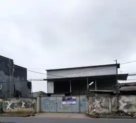 Gudang tanah besar dipinggir jalan itama narogong rawalumbu bekasi