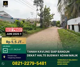 Tanah Kavling Siap Bangun dalam komplek pajak bintaro
