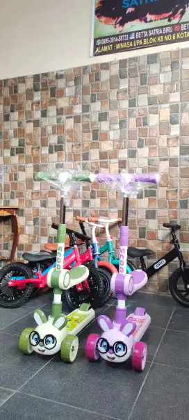 Schooter anak pakai dudukan