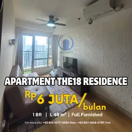 Apartemen The18 Residence Rasuna, 1 BR, T Utara, Lt35 , Furnished