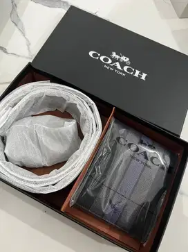 Wallet & Belt Coach Men