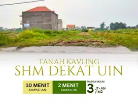 Tanah Kavling Cocok bangun Kost Ring 1 UIN Surakarta