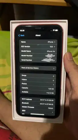 iPhone xr 128gb ALL OPERATOR red