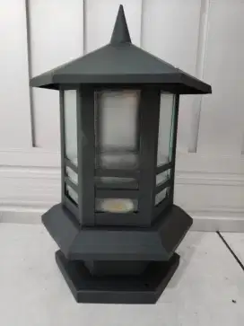 lampu pilar pagar segi 6