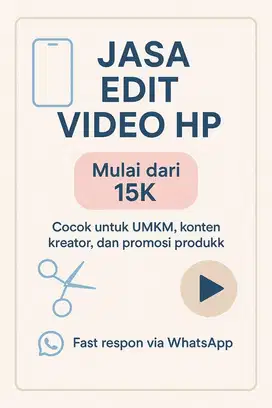 Jasa Edit Video HP