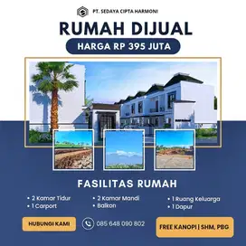 Rumah 2 lantai 395 Juta di Karangploso Malang