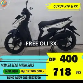 YAMAHA GEAR 125 TAHUN 2023 SURAT LENGKAP, PAJAK HIDUP, BERGARANSI
