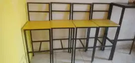 Jual secound Kursi meja dinding/bar minimalis